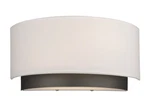 Z-lite 196-2S Bronze Jade 2-LIGHT Wall Sconce With White Fabric Shade. Fixed Price $162.68.
