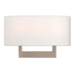 Livex Lighting Hayworth 3 Wall Sconce Brushed Nickel 42402-91. Fixed Price $189.96.