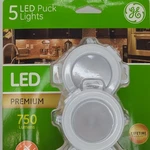 Ge Puck Pack 750 Lumens Linkable Lights New Sealed. Fixed Price $28.99.