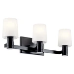 Kichler 55176NI 3 Light 24"W Vanity - Black. Fixed Price $239.99.