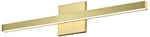Dainolite Arandel 23 3/4" Wide Electroplated Aged Brass Led Bath Light. Fixed Price $250.00.
