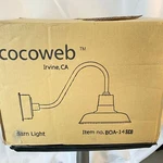 Cocoweb BOA-14SCO Oldage Led Pendant Barn Light With Adjustable Cord, 14" X 48",. Fixed Price $64.99.