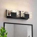 Kaisite 16" 2-LIGHT Modern Matte Black Led Vanity Bar Wall Sconce 3000K. Fixed Price $29.99.