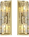 Doraimi Lighting 2 Pack Crystal Bathroom Wall Sconce Modern And Concise. Fixed Price $59.99.