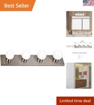 519298 Contemporary 4-LIGHT Indoor Vanity Dimmable For Bathroom Bedroom.... Fixed Price $49.99.