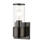 Livex Quincy Light Ada Sconce, Black Chrome/clear Glass 17141-46. Fixed Price $129.96.