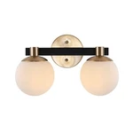 Jonathan JYL3541A Modernist Globe 15.25" 2-LIGHT Led Vanity 2700K. Fixed Price $38.19.