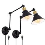 Trlife Plug , Dimmable Wall Sconce Swing Arm Lights Moun.... Fixed Price $107.88.