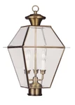 Livex Lighting 2384-01 Westover Post Accessories Antique Brass. Fixed Price $499.96.