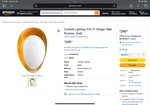 Corbett Lighting 314-11 Ginger Wall Sconce, Gold, 12.5 X5 X8.25. Fixed Price $140.00.