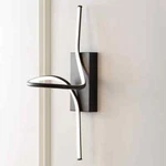 Jonathan Sketch 9 Black Minimalist Metal Integrated Led Vanity Light Sconce. Fixed Price $19.95.