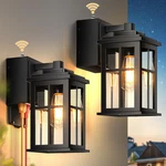 Opaxis 2-PACK Black Porch Lights Outdoor Gfci Outlet Dusk To Dawn Sensor. Fixed Price $146.23.