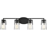 Savoy House Lighting 8-7045-4-BK Sacremento Bathroom Vanity Black. Fixed Price $322.00.