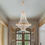 24" Luxury Chandelier Glass Pendant Gloden Ceiling Lighting Fixtures. Fixed Price $145.24.