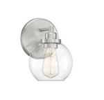 Savoy House Carson 1-LIGHT Orb Wall Sconce With Clear Glass. Fixed Price $130.00.