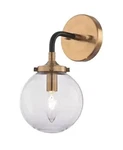 Home Decorators Collections Kendall 1-LIGHT Antique Gold And Black Wall Sconce. Fixed Price $33.20.