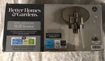 Better Homes & Gardens - Modern Wall Sconce Glass Shade Satin Nickel Light. Fixed Price $14.99.