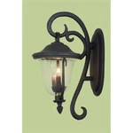 Kalco Santa Barbara Outdoor 2 Light Small Wall Bracket, Textured Matte Black - 9. Fixed Price $612.00.