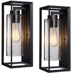 Amumo Outdoor Wall Light Fixture 14 Inch, Exterior Sconce With Clear See.... Fixed Price $110.22.