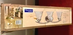 Trinity Collection Brushed Nickel 3 Vanity Fixture-progress Lighting-nib. Fixed Price $32.00.