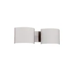Sunset Lighting Stanton 19-IN 2-LIGHT Bright Satin Nickel Led Transitional Vanit. Fixed Price $34.99.