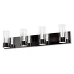 Afx Lighting Delphia 4 Vanity, Polished Chrome/clear - DPHV2707L30D1PC. Fixed Price $134.99.