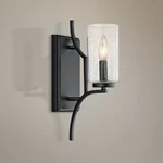 Kichler Vara 14 1/2" High Distressed Black Wall Sconce. Fixed Price $164.99.