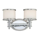 Vaxcel Carlisle Bathroom Light, Chrome/frosted Opal Glass CR-VLU002CH. Fixed Price $139.99.
