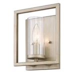 Golden Lighting Marco 1-LIGHT White Sconce. Fixed Price $29.95.