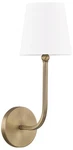 Capital Dawson 17" High Aged Brass Metal Wall Sconce. Fixed Price $110.00.