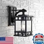 Safavieh PLT4013A Lighting Grayter Black Wall Led Bulb Included Outdoor Lantern. Fixed Price $78.22.