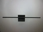 Kaisite 24 In. 1-LIGHT Black Led Vanity Bar 18W Rotatable Bathroom. Fixed Price $38.21.