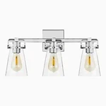 Home Decorators Collection Stonedale 20 In. 3-LIGHT Chrome Vanity HDLI007. Fixed Price $25.00.