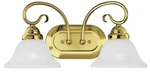 Livex Lighting 6102-02 Coronado Bathroom Vanity Polished Brass. Fixed Price $111.97.