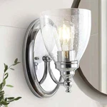Jonathan Y Marais 5.5 In. Metal/glass Led Chrome Wall Sconce. Fixed Price $16.99.