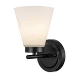 Bel Air Lighting Fifer 1-LIGHT Black Indoor Wall Sconce Fixture. Fixed Price $14.99.