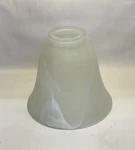 Frosted Swirl Glass Marbled Shade Globe Ceiling Fan Vanity Light Bell Shape. Fixed Price $9.97.