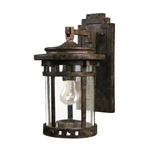 Maxim Santa Barbara Cast 1-LIGHT Outdoor Wall Lantern Sienna -3131CDSE. Fixed Price $181.90.