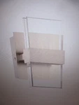 Home Decorators Alberson 2-LIGHT Chrome Integrated Led With Bubble Glass Sconce. Fixed Price $42.25.