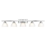 Livex Lighting 4205 500 Watt 48"W Bathroom Fixture - Nickel. Fixed Price $423.96.