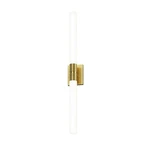 Sonneman 3963-40 2 Light 36" Tall Led Bathroom Sconce Brass. Fixed Price $1320.00.