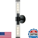 Vaziden Bathroom Vanity Light Fixtures Black Wall Sconces In Threaded Glass. Fixed Price $76.22.