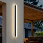 Yansun Linear 1 Light Outdoor Led Wall Lantern Sconce Black Finish WB03502BL. Fixed Price $37.80.