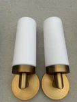 Lot Of Pieces Wac Lighting Drake WS-25014-AB New Open Box Comes As Shown. Fixed Price $154.05.