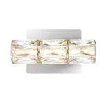 Home Decorators Keighley Led Chrome & Crystal Vanity Wall Sconce Light Fixture. Fixed Price $42.99.