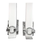 Set Of 2 Kichler Bordeaux Polished Nickel Contemporary Wall Sconces Led Lights. Fixed Price $199.95.
