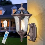 Outdoor Light Fixtures Wall Mount Dusk To Dawn Solar Exterior Sconce Lanter. Fixed Price $183.99.