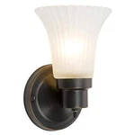 505115 Village 1-LIGHT Indoor Dimmable Wall Sconce Frosted Flute Glass With T.... Fixed Price $39.28.
