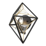 Marcia Wall Sconce In Matte Black With French Gold. Fixed Price $399.00.