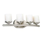 Forte Lighting Bathroom Vanity Brushed Nickel 5105-04-55. Fixed Price $144.50.